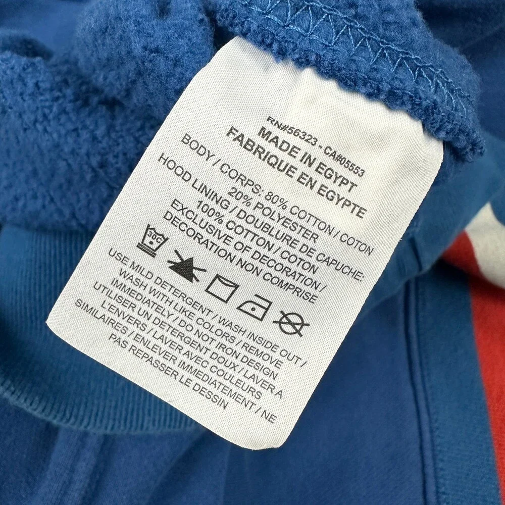 Nike Hoodie Men 2XL Blue Super Flight Stories Pullover Sweatshirt Stars XXL *